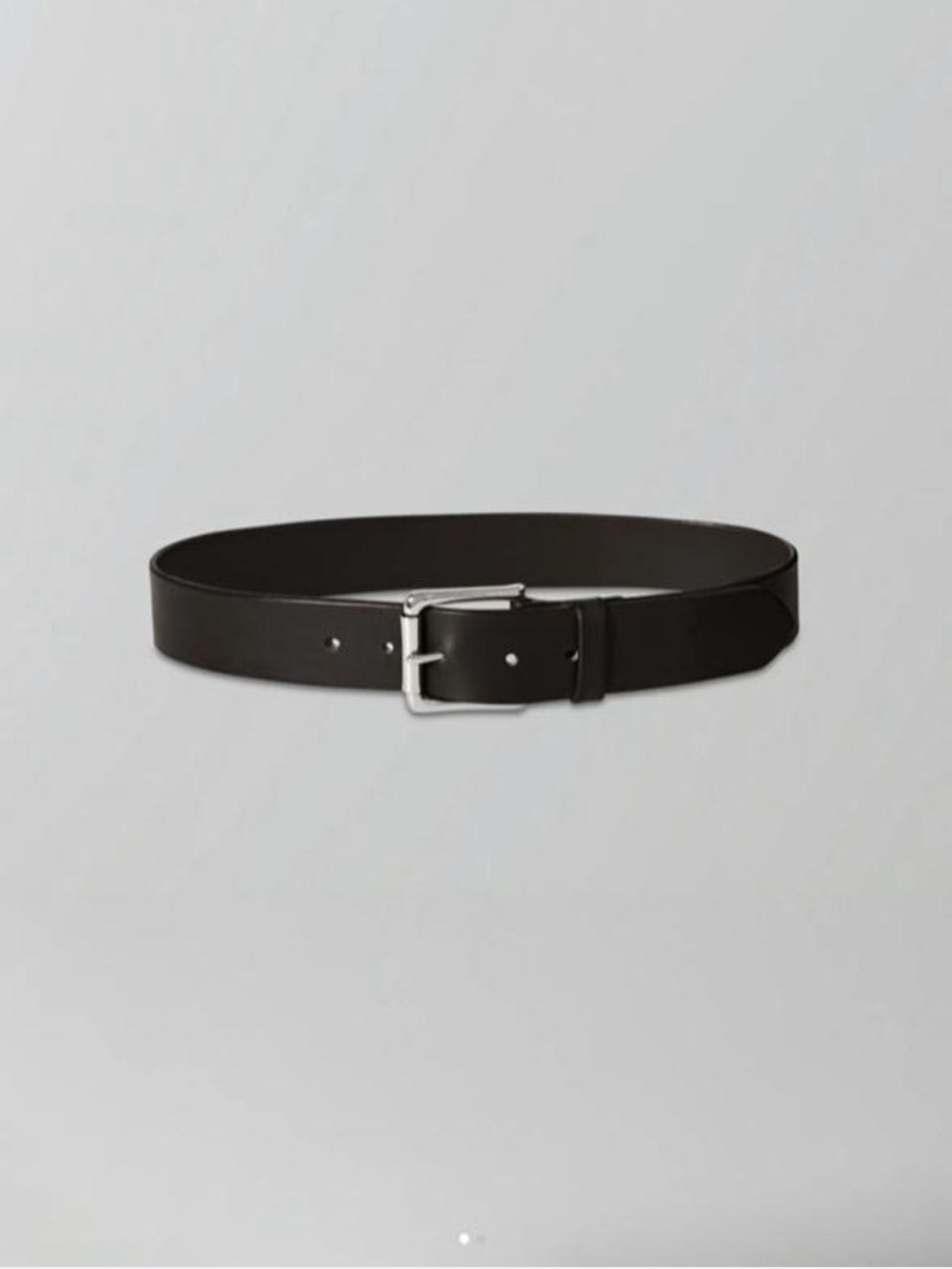 Still Here brown leather belt